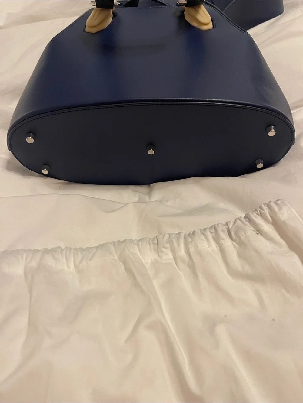 Aevha London navy leather